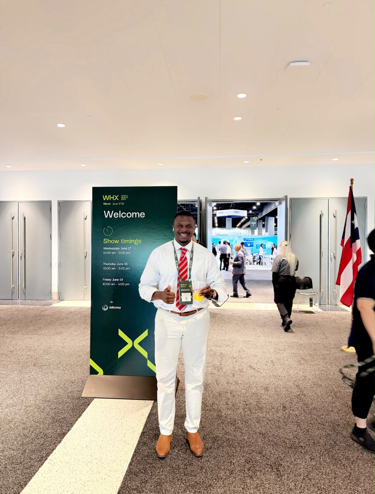 Dr. Fremlin Dekyi at WHX World Health Expo