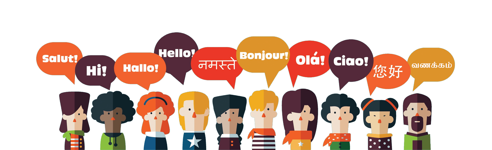 Doctors speaking with patients in multiple languages
