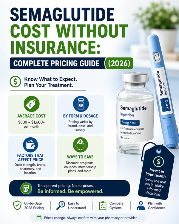 Semaglutide Cost Without Insurance: Complete Pricing Guide (2026)