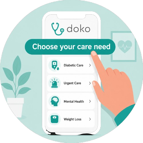 Choose your care need online