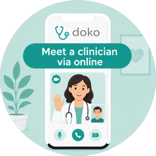 Meet a clinician in a secure virtual visit
