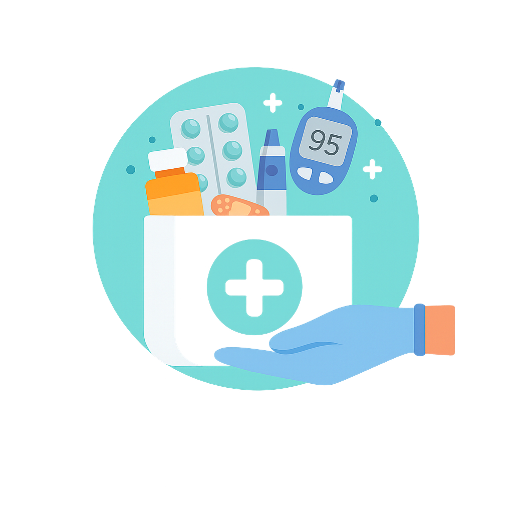 Diabetic supplies shipped free